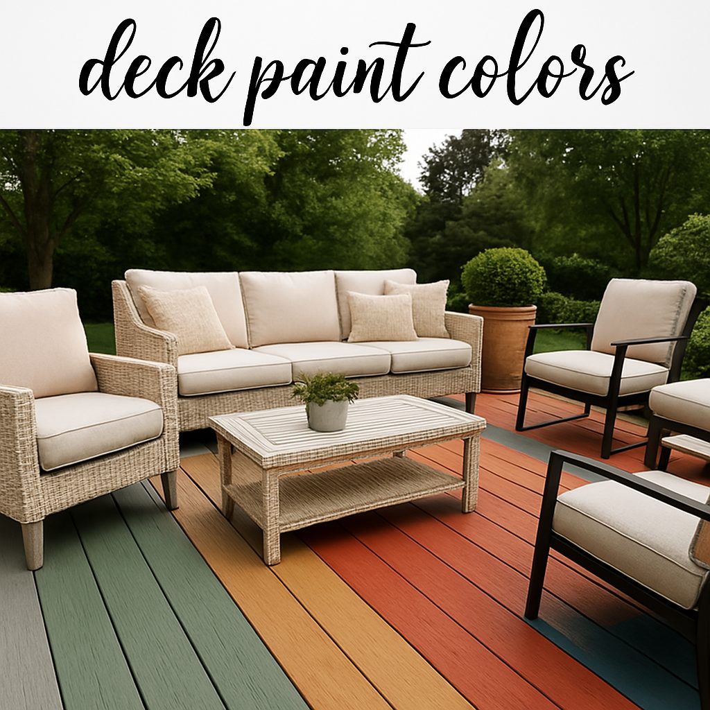 deck paint colors