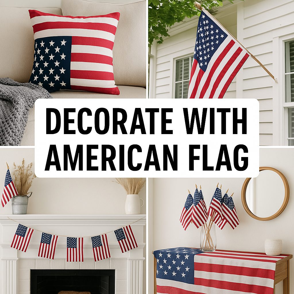 decorate with american flag