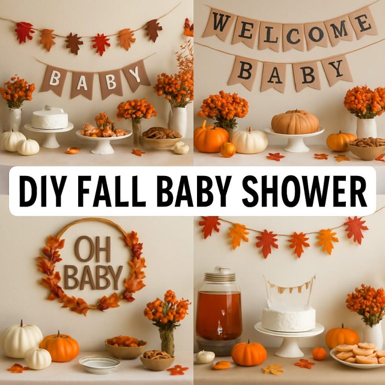 diy fall baby shower