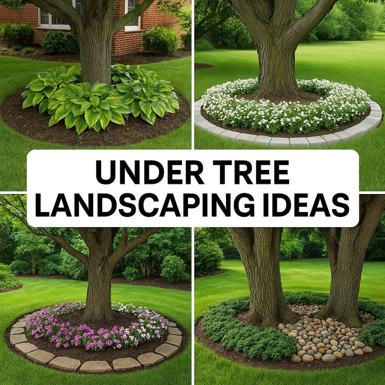 20 under tree landscaping ideas