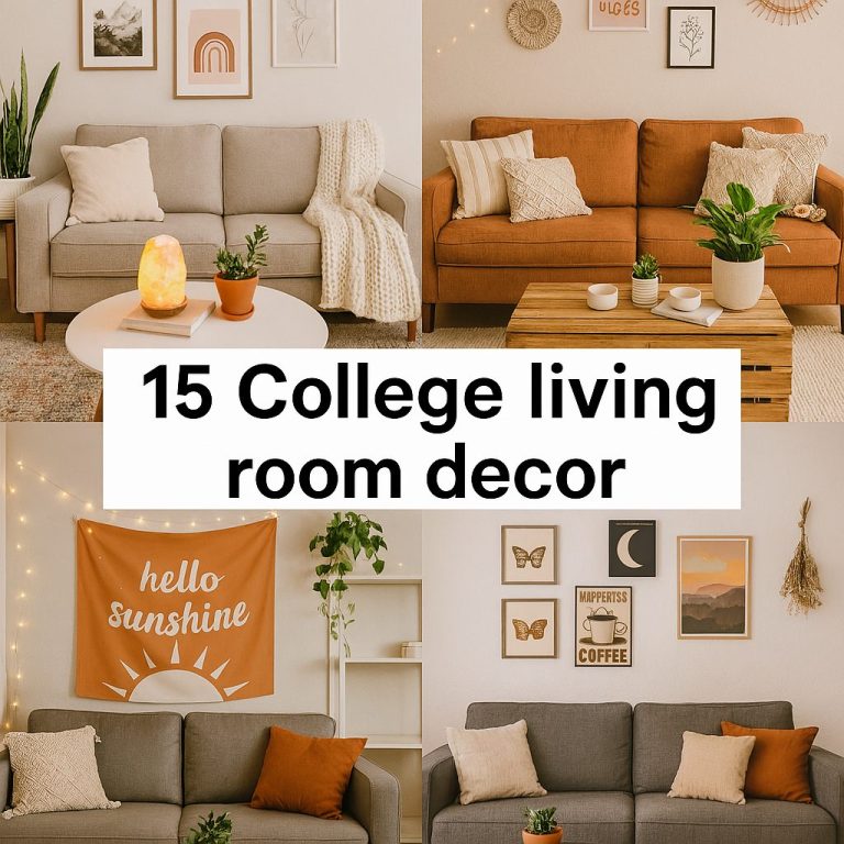 15 College Living Room Decor Ideas