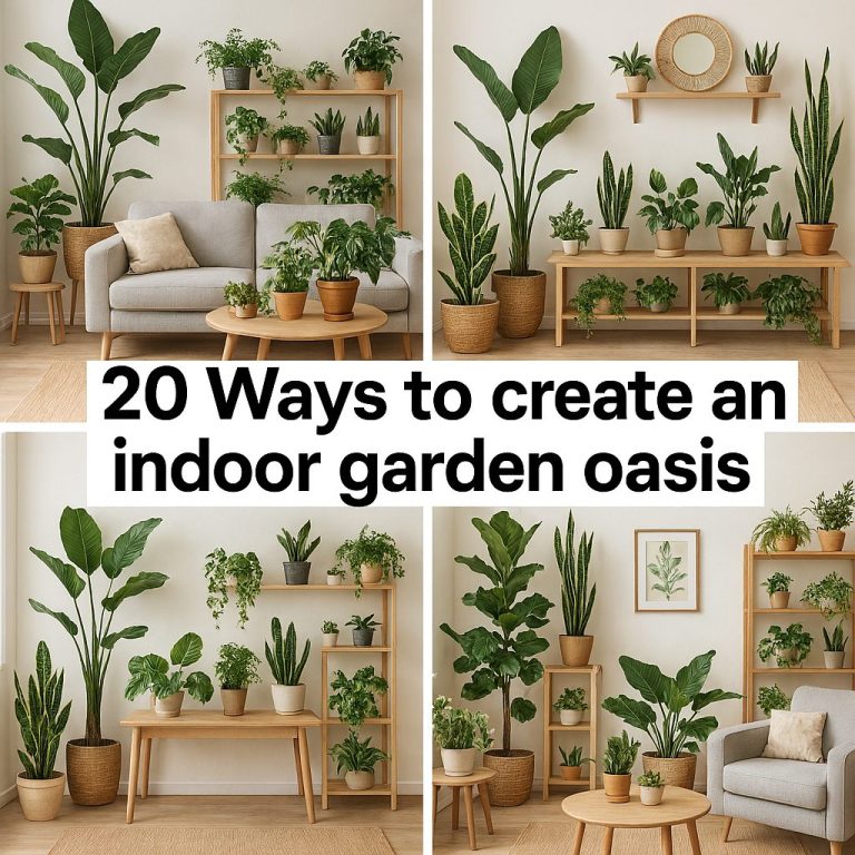 20 Ways to Create an Indoor Garden Oasis