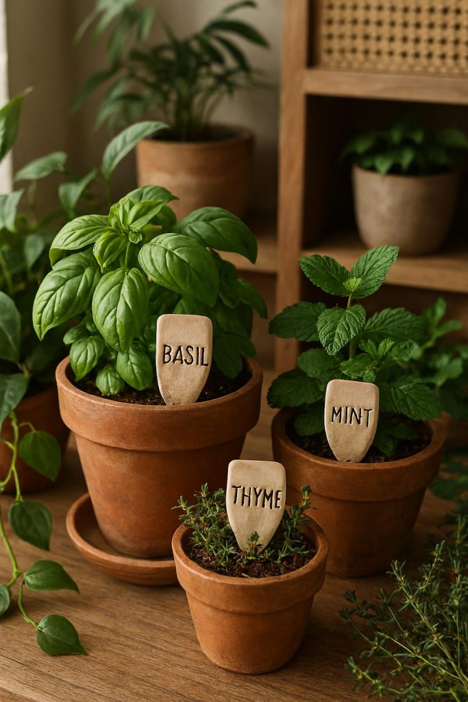 Clay Plant Markers
