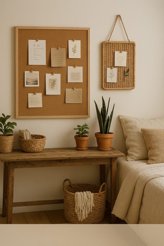 Cork Boards and Natural Bulletin Displays