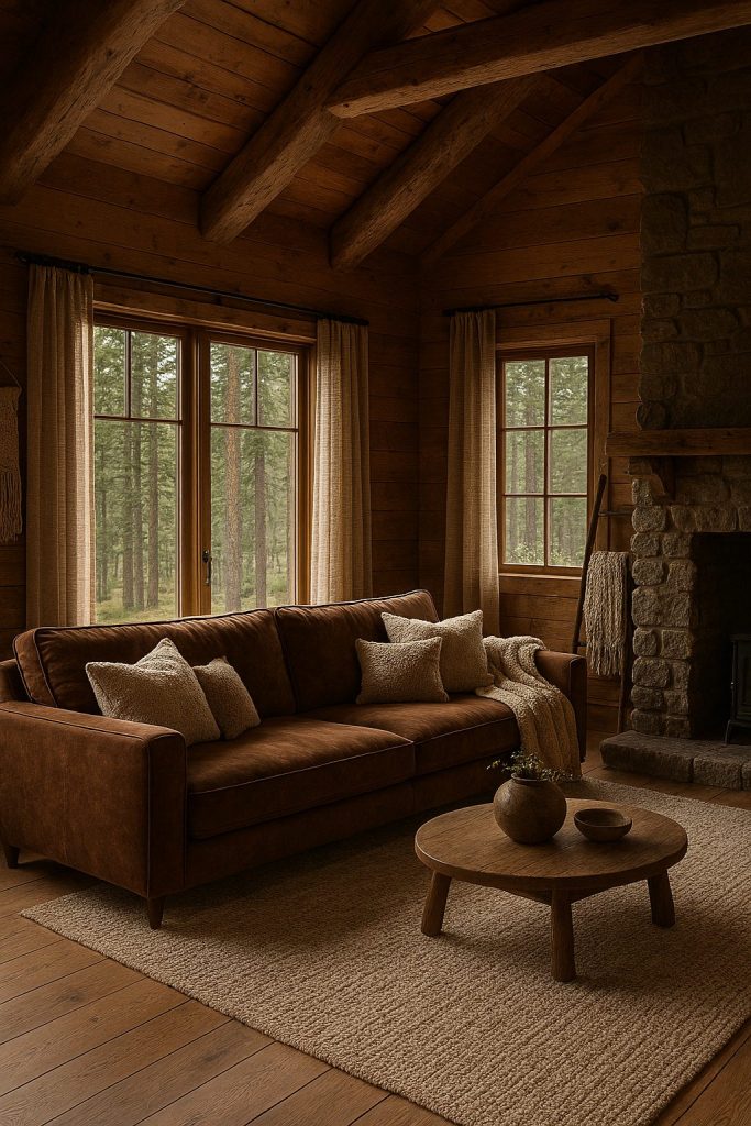 Cozy Cabin Retreat with Wood & Wool