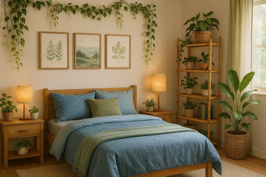 Cozy Cottagecore in Powder Blue