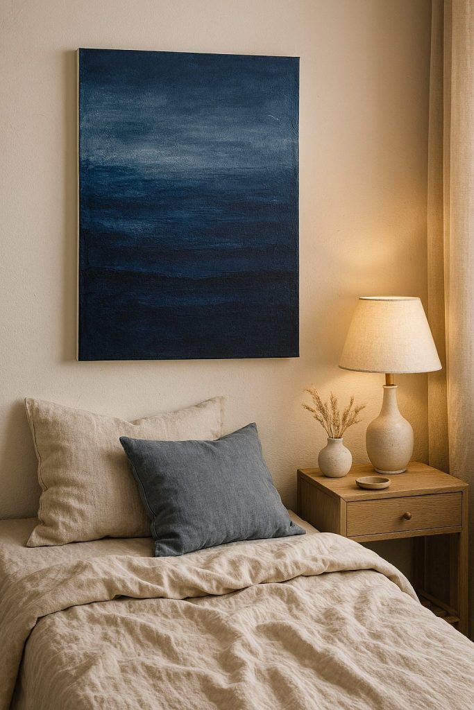 DIY Indigo Wall Art