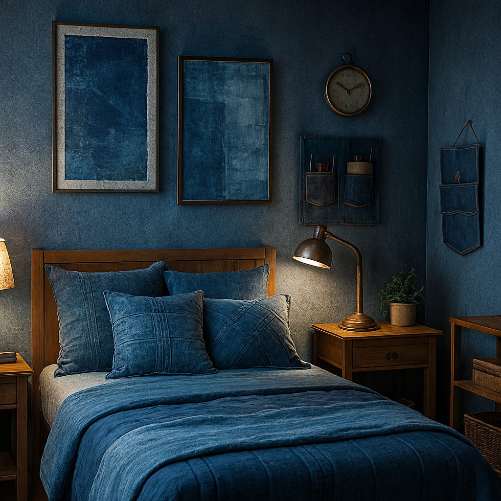 Denim-Inspired Decor