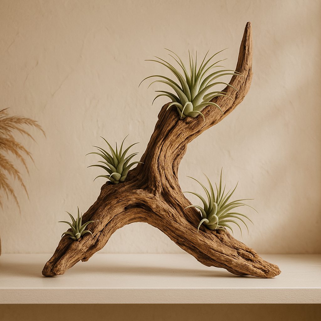 Driftwood Air Plant Sculpture
