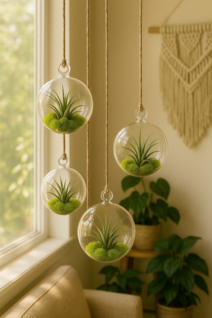 Hanging Glass Terrariums