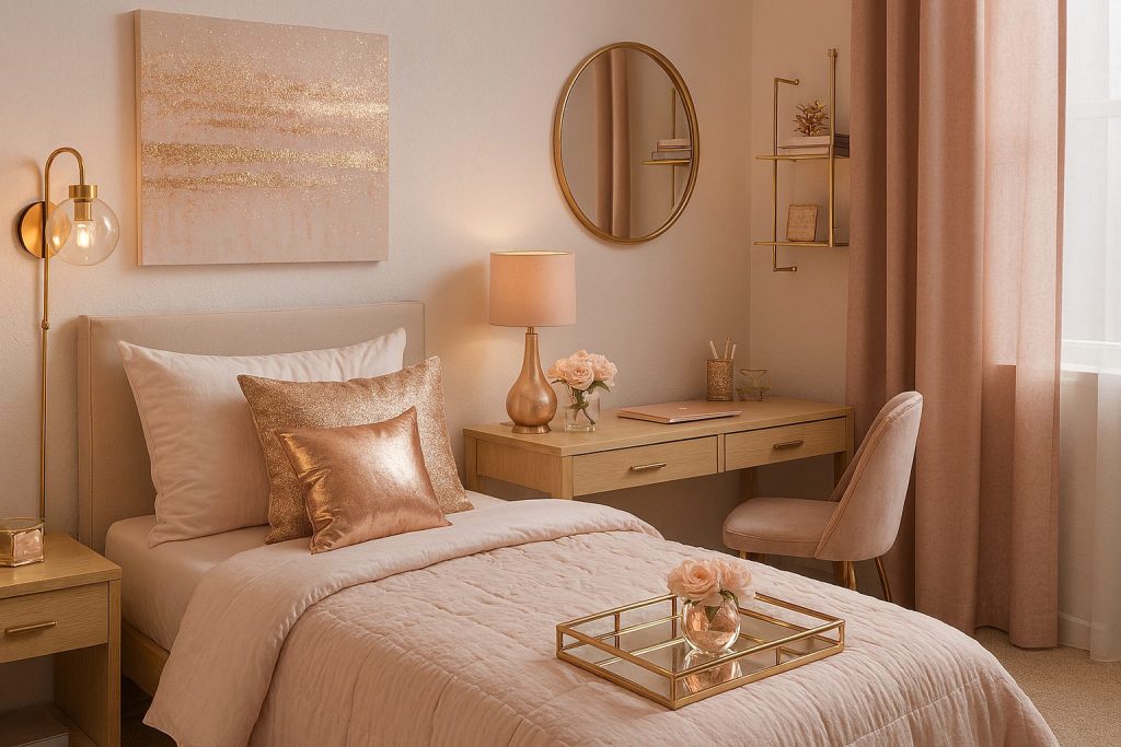 Incorporate Metallic Accents