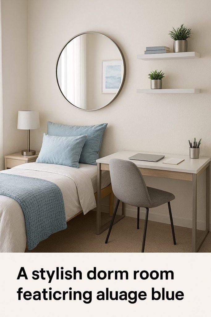 Mirror Magic with Sky Blue Accents
