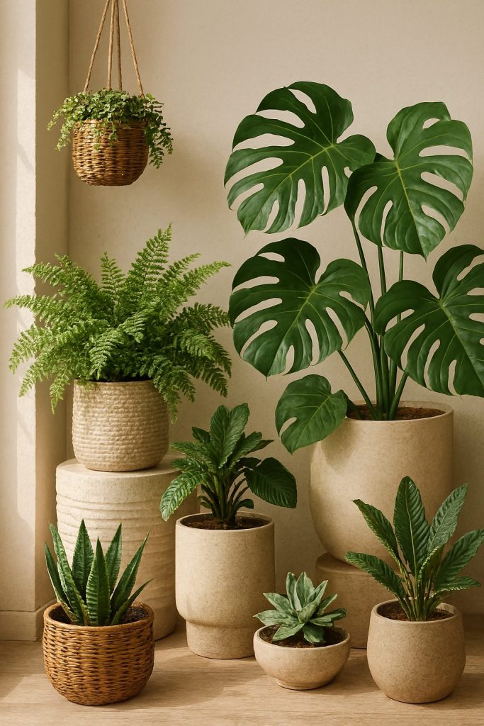 Mix Textures and Leaf Shapes