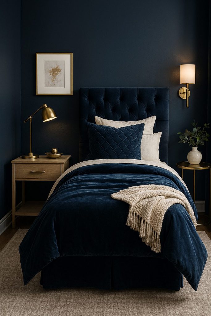 Navy and Brass Luxe