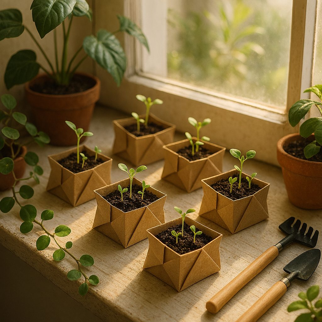 Origami Seed Starters