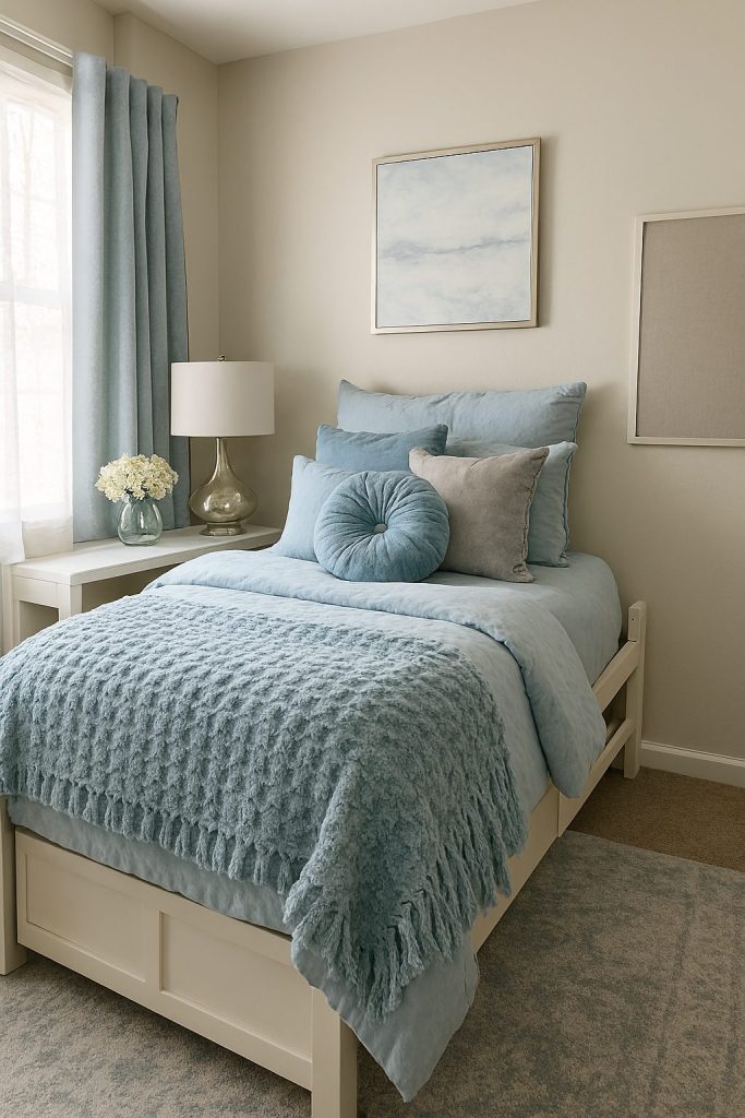 Plush Layers in Baby Blue