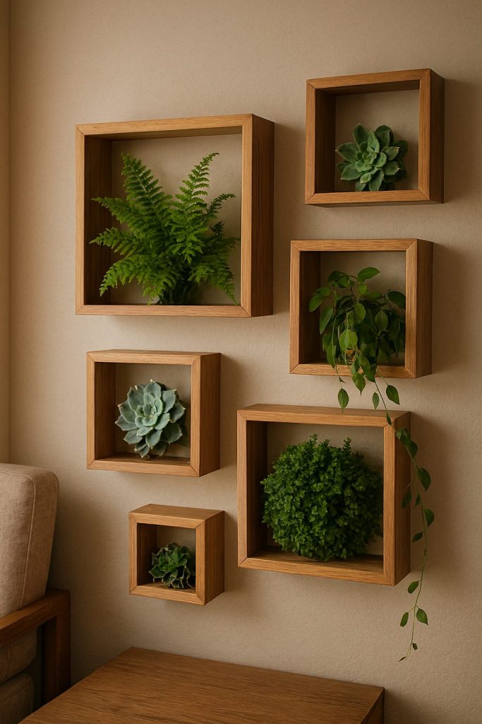 Shadow Box Plant Display