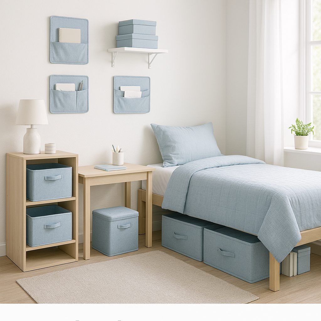 Soft Blue Storage Solutions