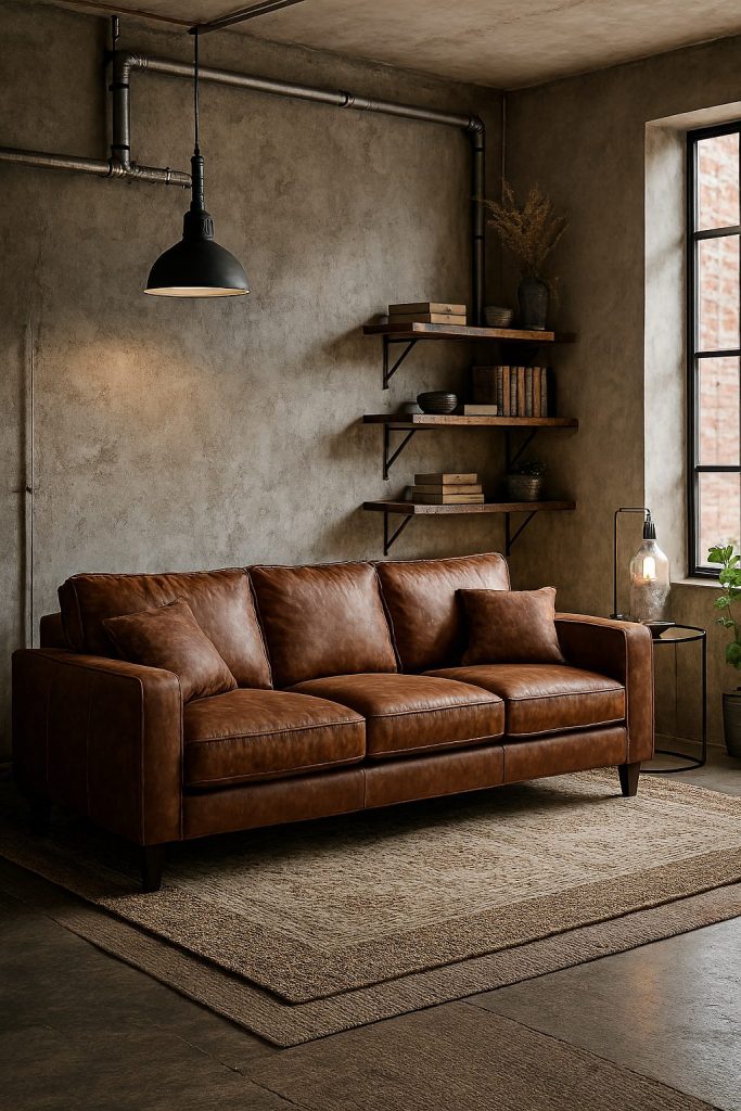 Soft Industrial with Exposed Metal Accents