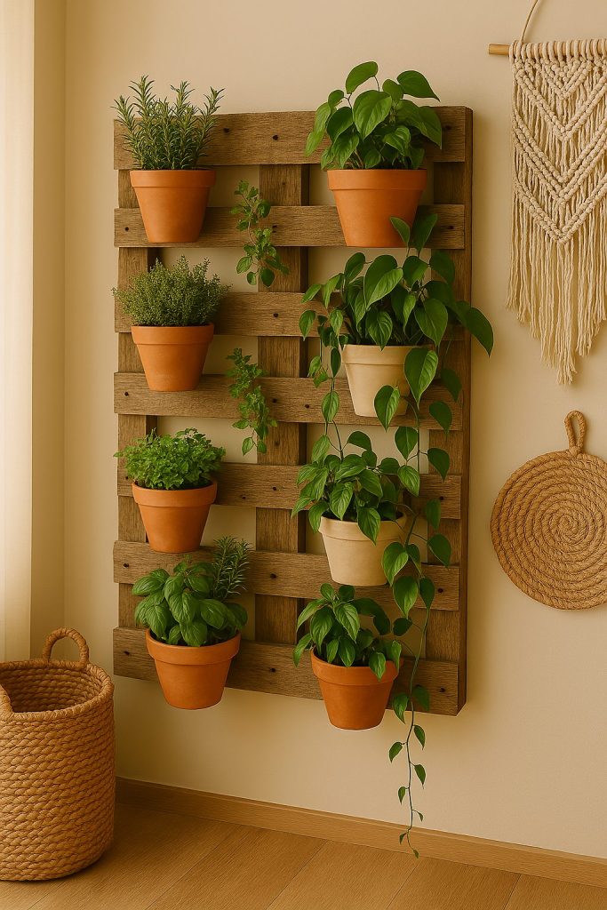 Vertical Pallet Garden