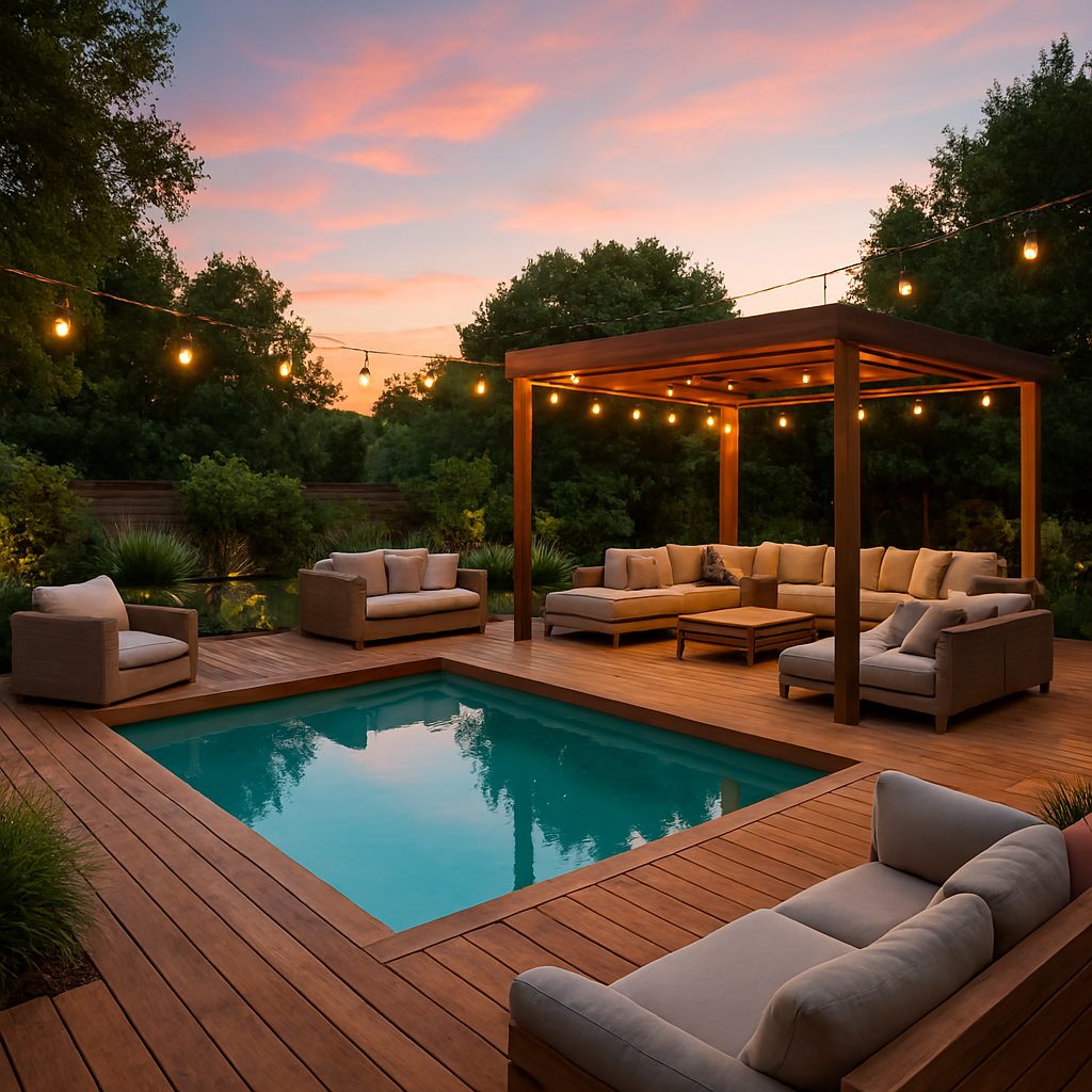 Wraparound Deck with Lounge Zone